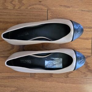 Michael Kors Tan and Black Flats